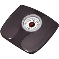 Little Balance Mechanische badezimmerwaage 150 kg/1 kg schwarz - 8727