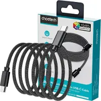 Choetech XCC-1052 USB-C auf USB-C Magnetkabel, PD 240W 1,2m (schwarz)