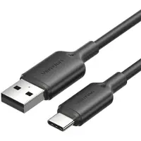 Vention USB 2.0 A auf USB-C 3A Kabel CTQBF 1M (schwarz)