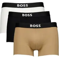 BOSS Trunk "3P Trunk ONE", Herren, Gr. XXL, Jersey, bunt (open miscellaneous 960), Jersey, Obermaterial: 95% Baumwolle, 5% Elasthan, Unterhosen Trunk, mit unifarbenen Bund