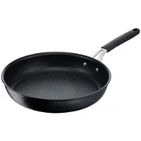 Lagostina 012165040128, Rund, Wok-/Bratpfanne, Schwarz, Titan, Aluminium, Keramik, Elektro, Gas, Halogen, Induktion