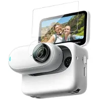 Telesin Screenprotector-Set gehärtetes Glas für Insta360 GO 3