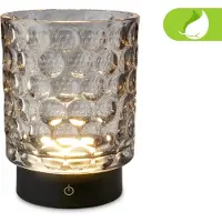 Briloner Accu LED table lamp, grey, LED-board/2W, Touchdim