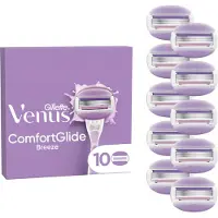 Gillette Venus ComfortGlide Breeze Damenrasierklingen, 10 Ersatzklingen für Damenrasierer