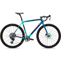 Specialized Gravel Bike Crux Expert Grey Blue / Lagoon Blue / Dune White / Majes... - 52