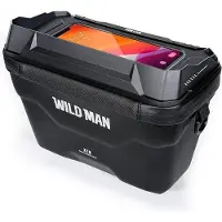 WildmanT WILDMAN Reisetasche für Fahrradlenker mit Reißverschluss 3L (4"-7") XT8 schwarz