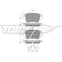 TOMEX Brakes ABS Sensor Raddrehzahl Vorne Links für FORD Mondeo V Kombi (CF) TX 52-70