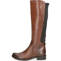 Caprice Damen under the knee Stiefel/ Reiterstiefel Braun Leder-Synthetik-Mix Größe: 5