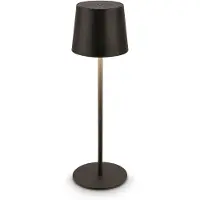 B.K.Licht LED Tischlampe Akku LED Tischleuchte Dimmbar Kabellos Touch Aussen/Innen