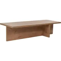 Skye Decor , Harbor - Sapphire Oak, Couchtisch, Saphir-Eiche, 100 % Melaminplatte, 120 x 45 x 30 cm