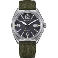 Citizen Nur Zeit Militärgrün Mit Schraube Kollektion Military - mann