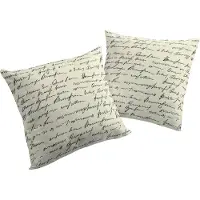 Adam Audio Dekokissen ADAM "Kissenhülle Scribble", beige (natur, bedruckt), B:40cm L:40cm, Baumwolle, Leinen, Dekokissen_Sitzkissen_Kissenhüllen, Dekokissen, aus Bio-Baumwolle, Kissenhülle ohne Füllung, 1 Stück