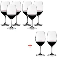 Riedel Rotweinglas "Vinum", transparent, H:22,5cm Ø:9,5cm, Kristallglas, THE WINE GLASS COMPANY, Trinkgefäße, Rotweinglas