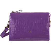Braun Büffel Umhängetasche VERONA Umhängetasche violett Damen - Leder