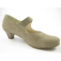 Semler Damen Pumps, Trotteur bequem beige Gr. 71/2