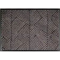Schöner Wohnen Fußmatte "Bellevue", grau (anthrazit), B:50cm H:8mm L:70cm, Kunstfaser, SCHÖNER WOHNEN-KOLLEKTION, Teppiche, Fußmatte, Türmatte, Schmutzfang, In und Outdoor, Sauberlauf, waschbar
