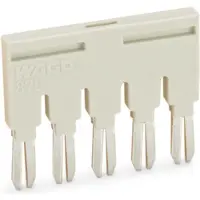 Wago 870-405 Brücker,5-fach,isoliert,lichtgrau 870405 - 25 Stück