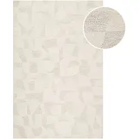 Wecon Home Teppich "Ocean State", rechteckig, 10 mm Höhe, handgefertigt, gemustert, pflegeleicht, Wolle, Wohnzimmer, Esszimmer
