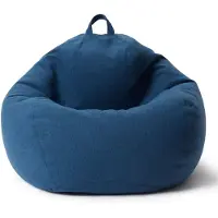 Lumaland Comfort Line Sitzsack L, 185 L - bequemer Sofa Sessel - ideal zum Pouf - Beanbag, Sitzkissen, Wohnzimmer-Sitz für Wohnzimmer und Jugendzimmer