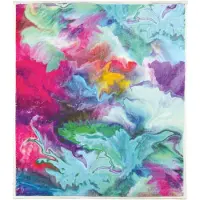 Kleine wolke Badematte "Fusion", rutschhemmend beschichtet, fußbodenheizungsgeeignet, Badteppich, bedruckt, modernes Design, kräftige Farben