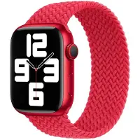 Apple Geflochtenes Solo Loop für das Watch | 44/45/46/49 mm - Größe 6 - (Product) Red
