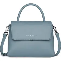 Bugatti Henkeltasche "Damen ALMATA", Damen, Gr. B/H/T: 23cm x 16cm x 8cm onesize, blau, Polyurethan (PU), clean, Taschen Henkeltasche