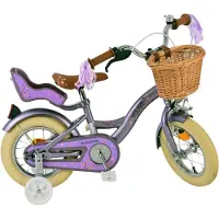 Volare Kinderfahrrad Blossom 12 Zoll, lila