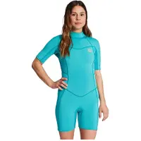Billabong Neoprenanzug "2/2mm Synergy", Damen, Gr. S /165-170cm (50-69kg), blau (turq nomad), Obermaterial: 87% Polyester, 13% Elasthan., Sportanzüge Neoprenanzug