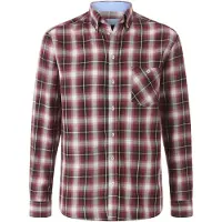 Babista Karohemd "Hemd BARBITANTI", Herren, Gr. XL, weit, rot (rot kariert), Obermaterial: 100% Baumwolle CO., Hemden Karohemd