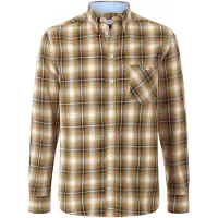 Babista Karohemd "Hemd BARBITANTI", Herren, Gr. XXL, weit, gelb (gelb kariert), Obermaterial: 100% Baumwolle CO., Hemden Karohemd