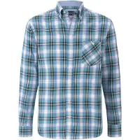 Babista Karohemd "Hemd BARBITANTI", Herren, Gr. XXL, weit, blau (türkis kariert), Obermaterial: 100% Baumwolle CO., Hemden Karohemd