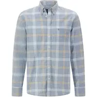 Babista Karohemd "Hemd EREDIN", Herren, Gr. L, weit, blau (hellblau kariert), Obermaterial: 80% Baumwolle CO. 20% Leinen LI., Hemden Karohemd