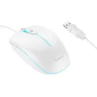 Hoco Wire Gaming-Maus USB A 2400 dpi GM37 weiß