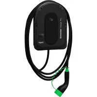 Schneider Electric EVB4S22NC0M Smarte Wallbox Charge Pro, 22kW, T2 Kabel 7m, 6mA RDC-DD, Innen/Aussen, MID,Wi-Fi