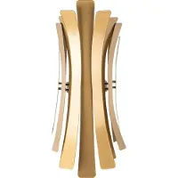 Opviq Wandlampe Lınea , dimmbar, messing / gold, für Wohn- / Esszimmer, Metall, Modern, Wandleuchte, Wandlampe Innen