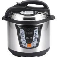Bergner Elektrischer Schnellkochtopf Mit 8 Programmen 6l 1000w