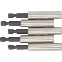 Bahco 1/4" Magnetischer Universal-Bithalter mit Haltering, Sechskant 75 mm - 5 Stck./Kunststoffbox