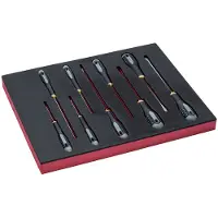 Bahco Slotted In Foam Tray 2-3 Fit&go Flachschraubendreher-set 8 Einheiten