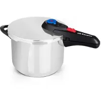 Orbegozo HP-8006, 8 l, Edelstahl, Rund, Keramik, Gas, Halogen, Induktion, Versiegelte Platte, Edelstahl, Edelstahl