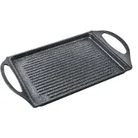 Supreme Gusseisen-grillstein Gestreift 28x22 Cm