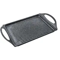 Supreme Gegossene Aluminium-streifen-steinplatte 38x28 Cm