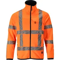 Mascot Herren Fleecepullover mit Reißverschluss ACCELERATE SAFE Hi-vis Orange Hi-vis Orange M - 24103-315-14-M - Hi-vis Orange