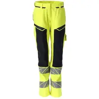 Mascot Damen Hose mit Knietaschen ACCELERATE MULTISAFE Hi-vis Gelb / Schwarzblau 48 - 21078-284-17010-82C48 - Hi-vis Gelb / Schwarzblau