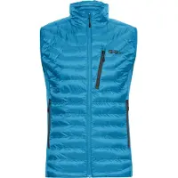 Jack Wolfskin Funktionsweste "ROUTEBURN PRO INS VEST M", Herren, Gr. XXXL (60), blau (aurorablau), Obermaterial: 100% Polyester. Futter:100% Polyester. Füllung: 100% Polyester, Westen Funktionsweste