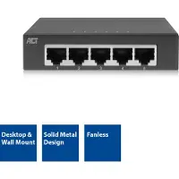 ACT Gigabit-Ethernet-Switch mit 5 Anschlüssen AC4415