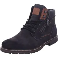 Rieker Herrenschuhe Winterstiefel Grau Freizeit
