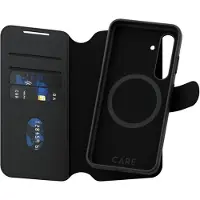 PanzerGlass Samsung Galaxy S24 Plus Hülle - Kunstleder - - 2 in 1 Case/Klapphülle - Schwarz