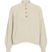 Vila Viching Rundhals Strickpullover
