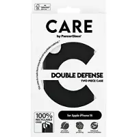 CARE by PanzerGlass CARE BY Handyhülle "Double Defence Case für Apple iPhone 16", schwarz, Smartphones, Hüllen, Backcover, Schutzhülle, Handyschutzhülle, Case, Schutzcase, stoßfest, Handyhülle