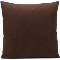 Gozze Dekokissen GÖZZE "Darco Uni" Gr. 1, braun (schoko, unifarben), B:45cm L:45cm, Polyester, Dekokissen_Sitzkissen_Kissenhüllen, Dekokissen, 1 Stück, Maß: 45 x 45 cm, mit Füllung